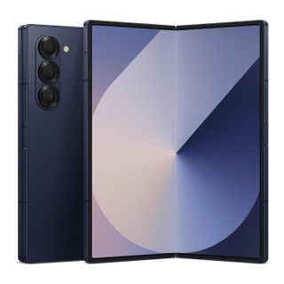 Render of the navy Samsung Galaxy Z Fold 6